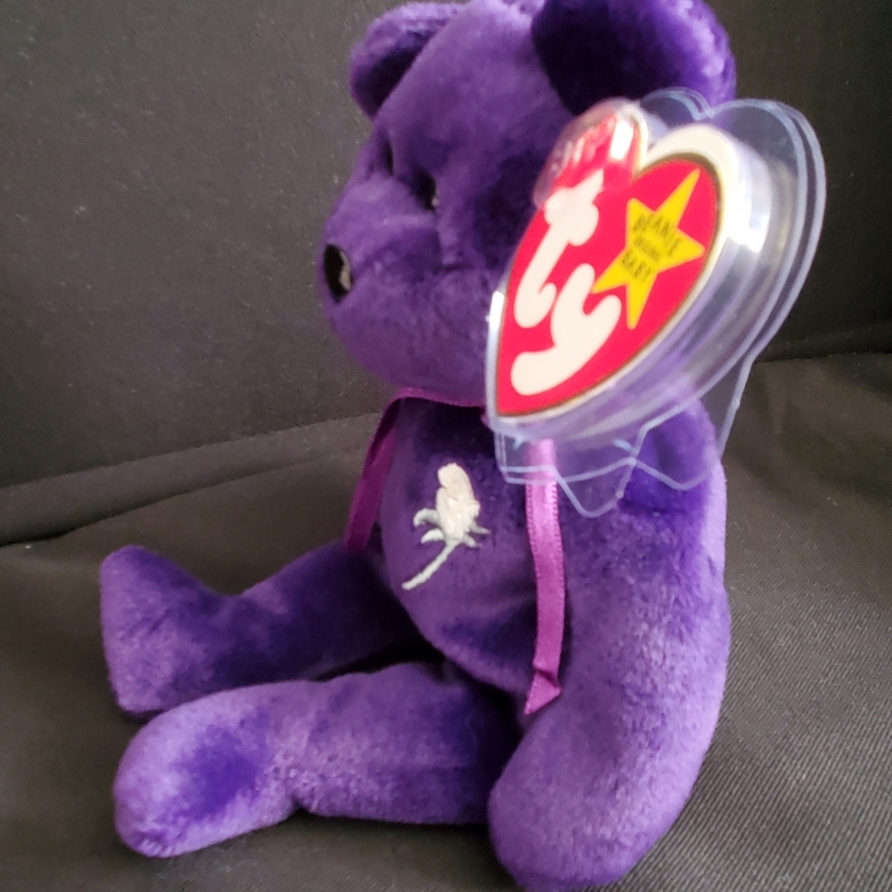 Ty Beanie Baby Princess Bear 1997 - Picture 5 of 8